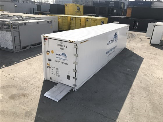 40ft Arcticblast freezer storage - TITAN Containers