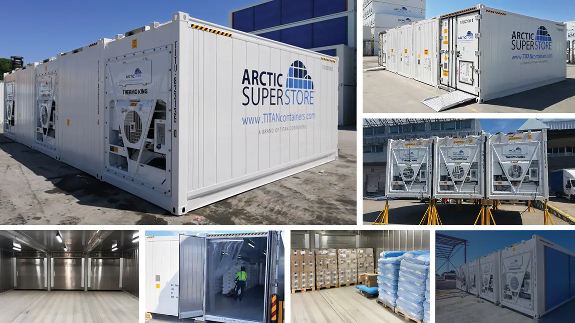 20ft Arctic SuperStore – Modular Cold Rooms for Hire in the US