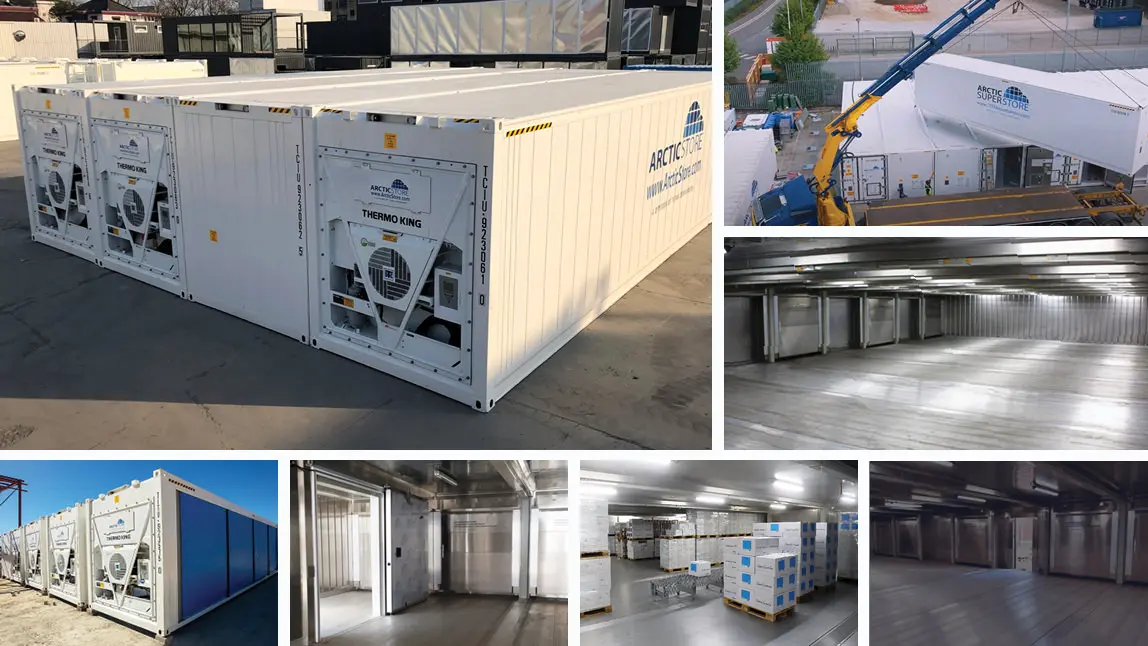 40ft Arctic SuperStore – Modular Cold Rooms for Hire in the US