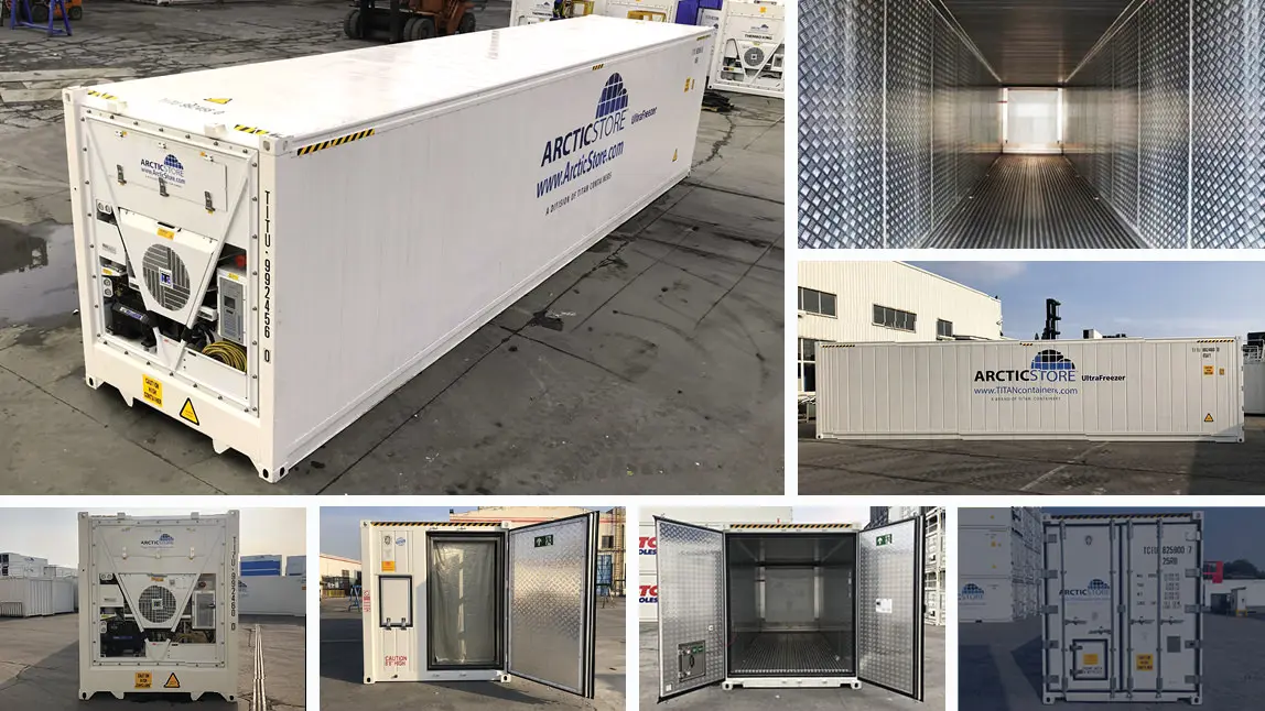 40ft UltraFreezer – Refrigerated Containers for Hire in the US
