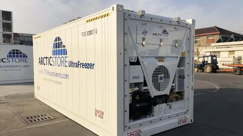 Arctic Ultrafreezer Cold Storage - Ultra Low Temperatures - Refrigerated Containers for Hire