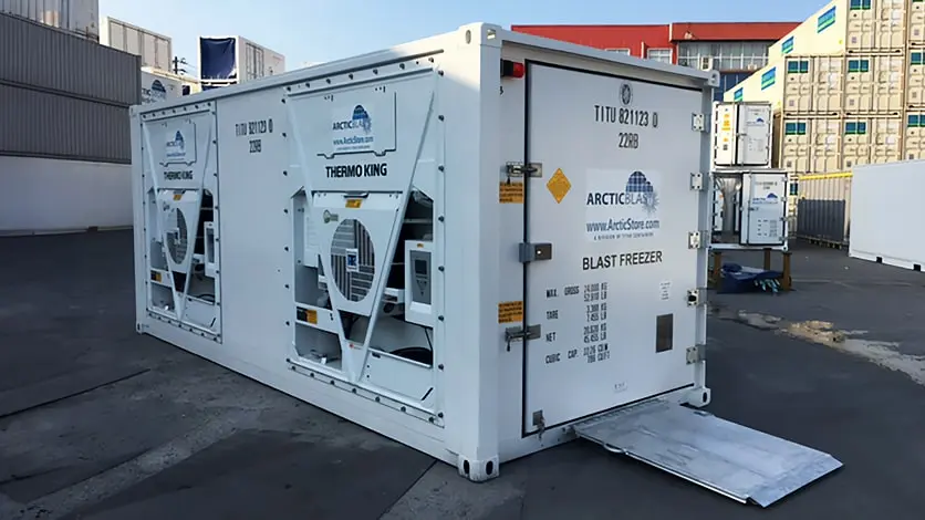 ArcticBlast Cold Storage - Rapid Chilling Refrigerated Containers for Hire