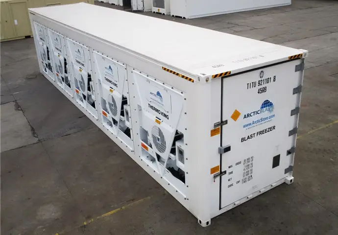 ArcticBlast Cold Storage - Rapid Chilling Refrigerated Containers for Hire