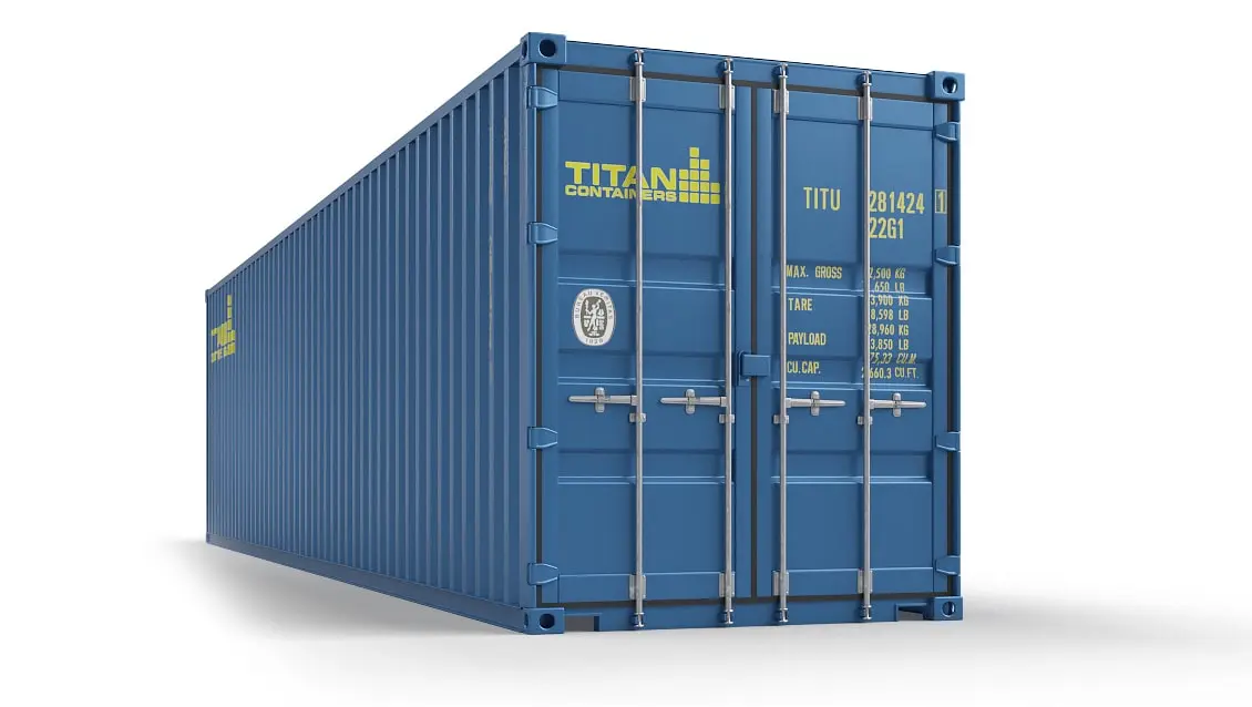 40ft High Cube Container For Hire