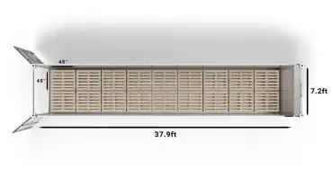 18 US Pallets in a 40ft UltraFreezer