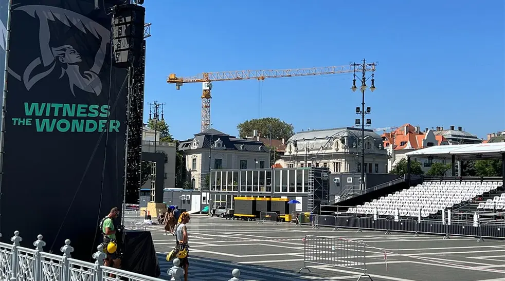 Office Containers for World Athletics Championship in Budapest