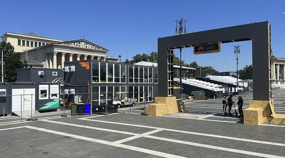 Office Containers for World Athletics Championship in Budapest