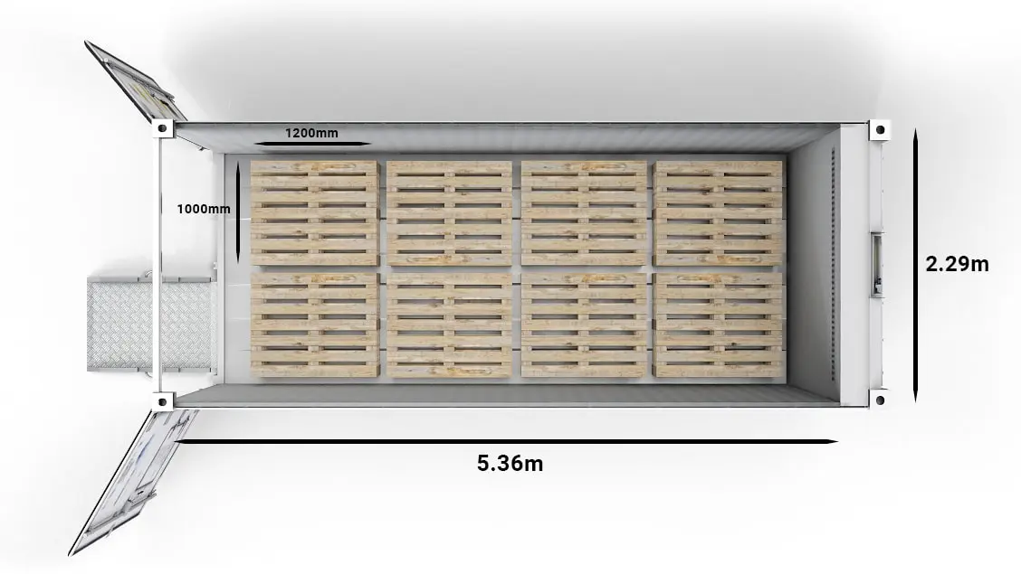 Horizon 20ft UK Pallets