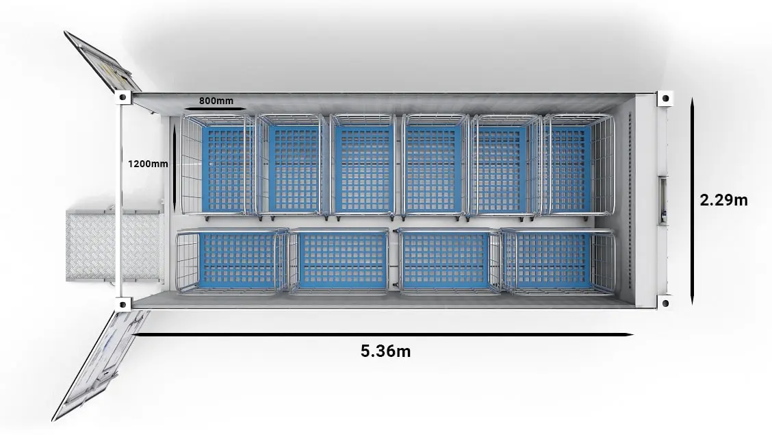 Horizon 20ft Trolleys
