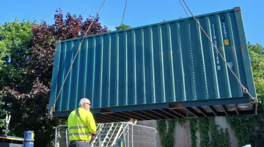TITAN containers supporting DIY SOS Ireland